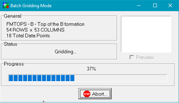 BatchGridListprogress