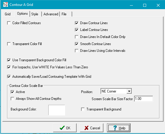 MapContourGridOptionTab