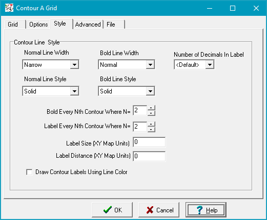MapContourGridStyleTab