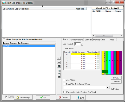 RasterLogImageDisplay